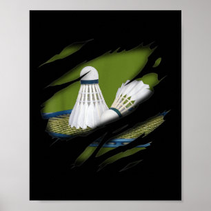 Poster Design de Badminton em Mim