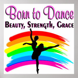 POSTER DESIGN DE BALLERINA GRACEFUL