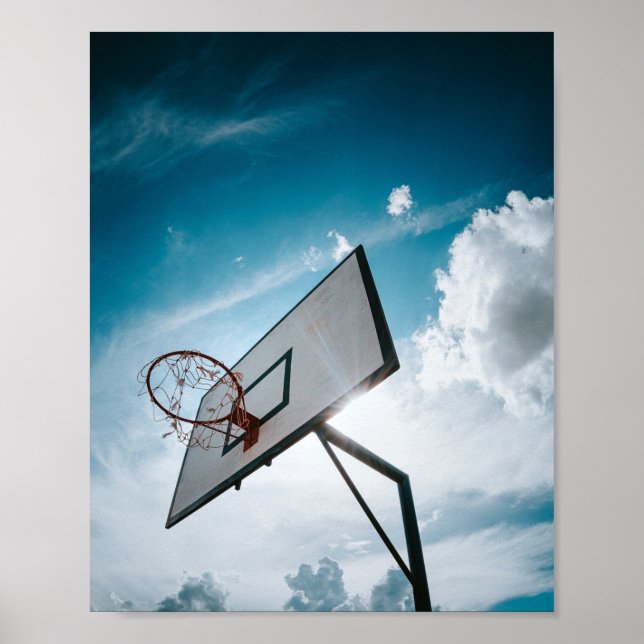 Poster Design de basquete bonito (Frente)