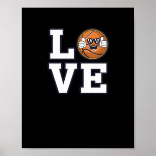 Poster Design De Basquete Com Emoji Legal E
