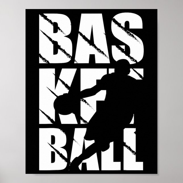 Poster Design De Basquete Para Jogador De Basquete E Cest (Frente)