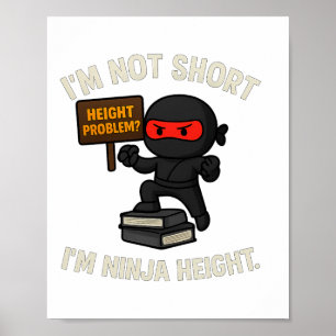 Poster Design de Boxe de Artes Marciais de Altura Ninja E