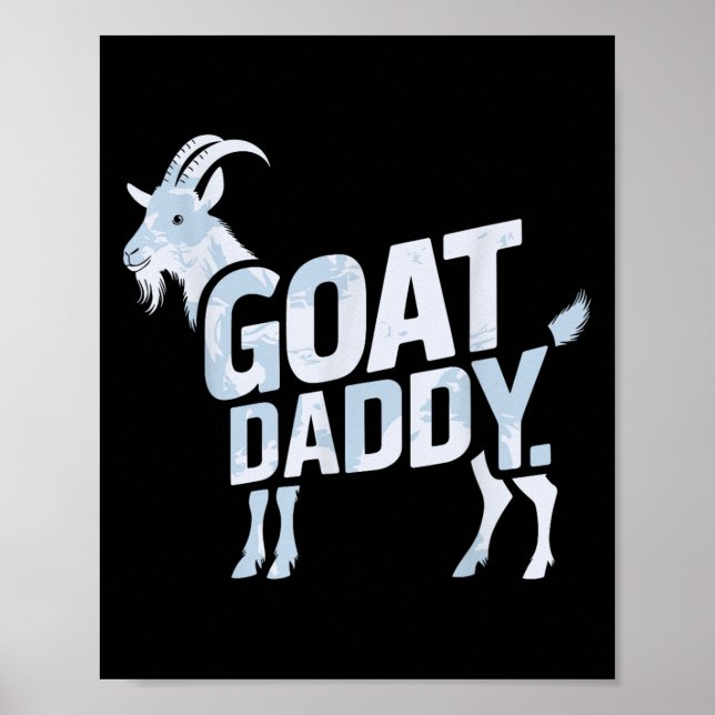 Poster Design De Caprino legal Para Homens Pigmy Goat Lov (Frente)