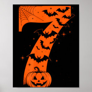 Poster Design de Casais de Halloween do Meme Seis Sete 6