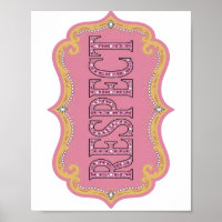 Design de Citação RESPEITO Rosa Atraente
