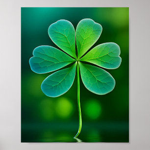 Poster Design de Clover para Rua. Dia de Patrick