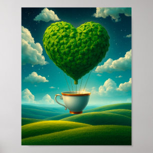Poster Design de Clover para Rua. Dia de Patrick