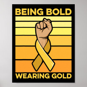 Poster Design de Consciência do Cancer para a Infância pa