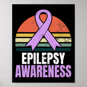 Poster Design de Conscientização sobre Epilepsia Vintage