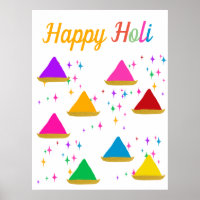 Design de Cores do Festival Modern Happy Holi Hind