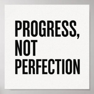 Poster Design de Cota Motivacional para Crescimento e Min