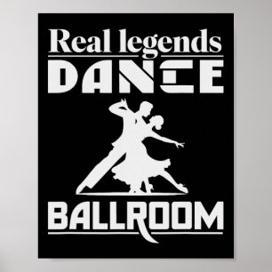 Poster Design De dança Funny Ballroom Para Dançarino De S