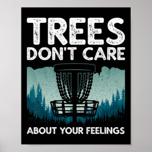 Poster Design de Disc Golf Fofo para Homens e Mulheres qu