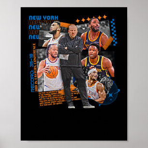 Poster Design de Esquadrão da Equipe de Basquete de Nova