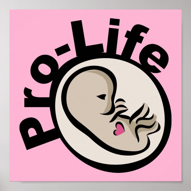 Poster Design de Feto Pro-Life (Frente)