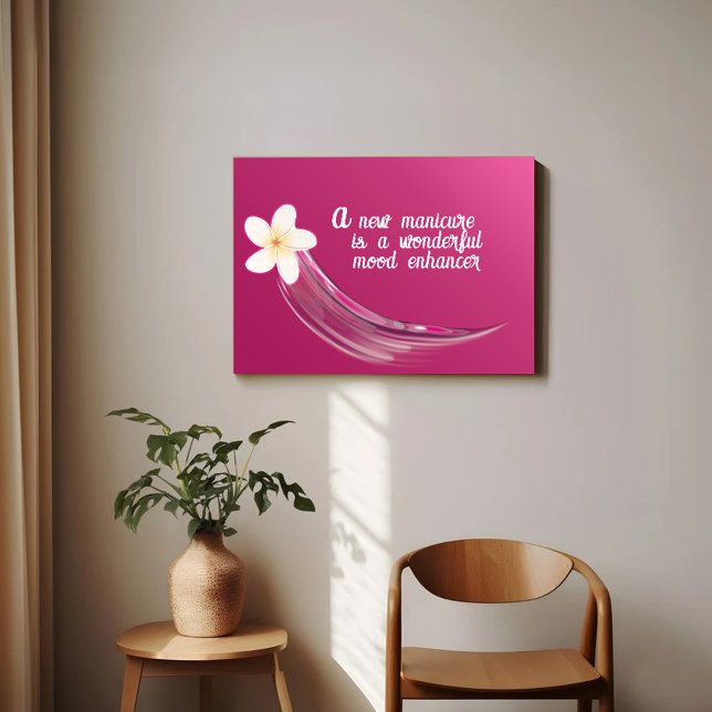Poster Design de Flor de Unha Elegante (Criador carregado)