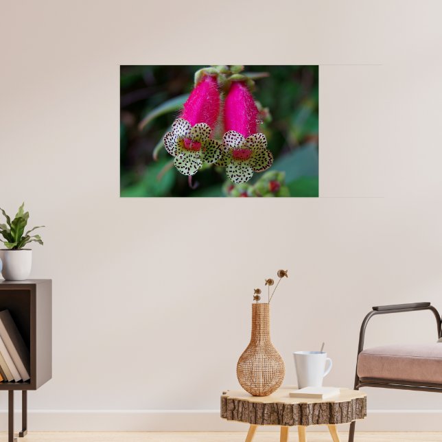 Pôster Design de Flor Leopardo (Sala de Estar 3)