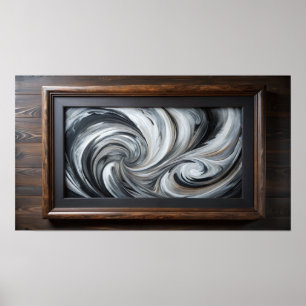 Poster Design de Frame Tv