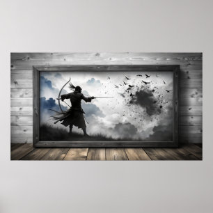 Poster Design de Frame Tv