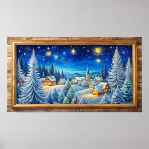 Poster Design de Frame Tv