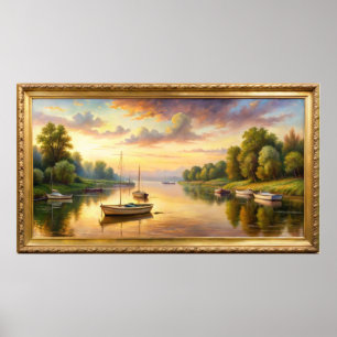 Poster Design de Frame Tv