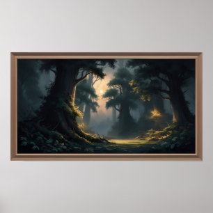 Poster Design de Frame Tv