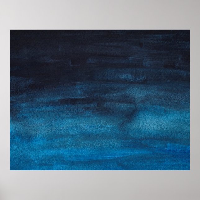 Poster Design de fundo de aquarela (Frente)