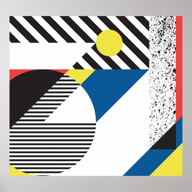 Poster Design de Fundo do Estilo Moderno Retroativo (Frente)