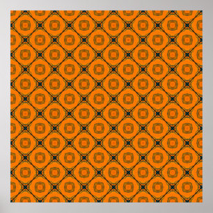 Poster Design de fundo do padrão abstrato amarelo