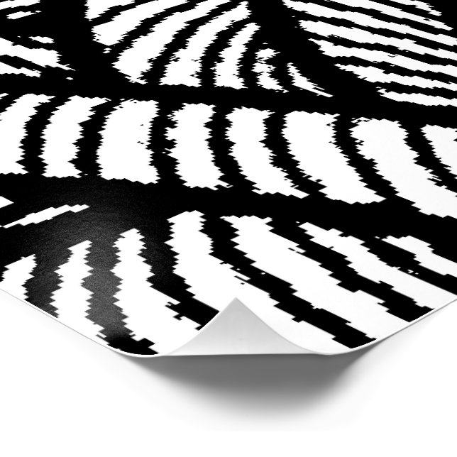 Pôster Design de Fundo Floral Arte de Papel de Embrulho F (Canto)