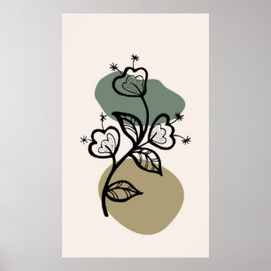 Poster design de fundo moderno