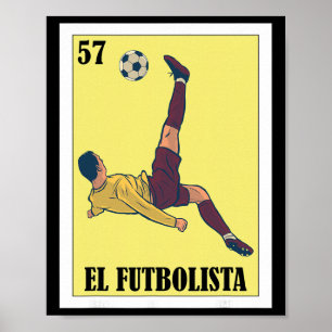 Poster Design de Futebol Mexicano Engraçado - El Futbolis
