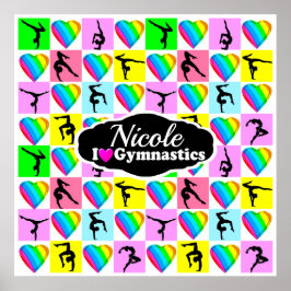 POSTER DESIGN DE GAROTA DE GINZA CUTA E COLORIDA