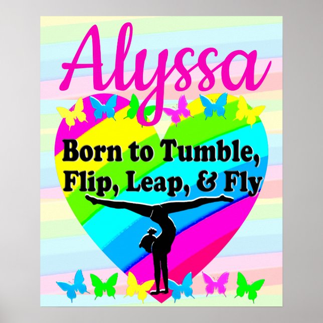 POSTER DESIGN DE GINÁSTICA TERRÍFICA DE TUMBLIA (Frente)