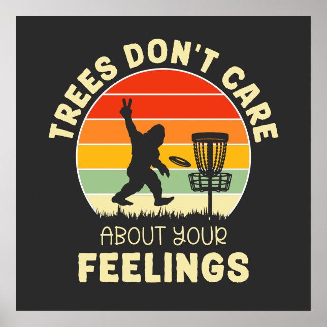 Poster Design de Golf de Disco Retro Engraçado | Amantes  (Frente)