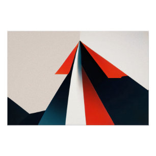 Pôster Design de gráfico mínimo