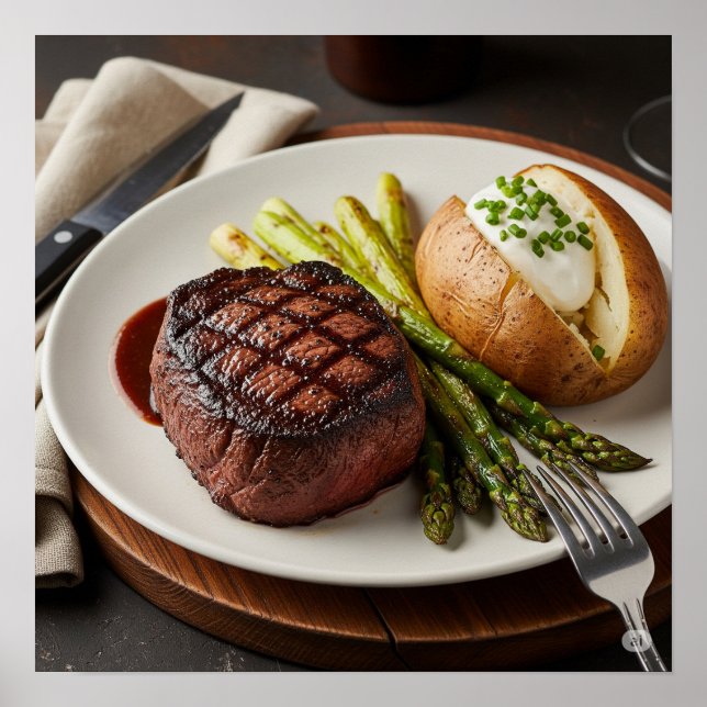 Poster Design de Janto Steakhouse Clássico (Frente)