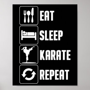 Poster Design De Karate Engraçado Para Homens Mulheres Co