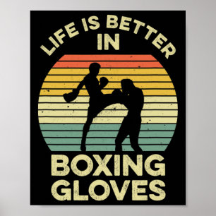 Poster Design de Kickboxing para um lutador de Muay Thai
