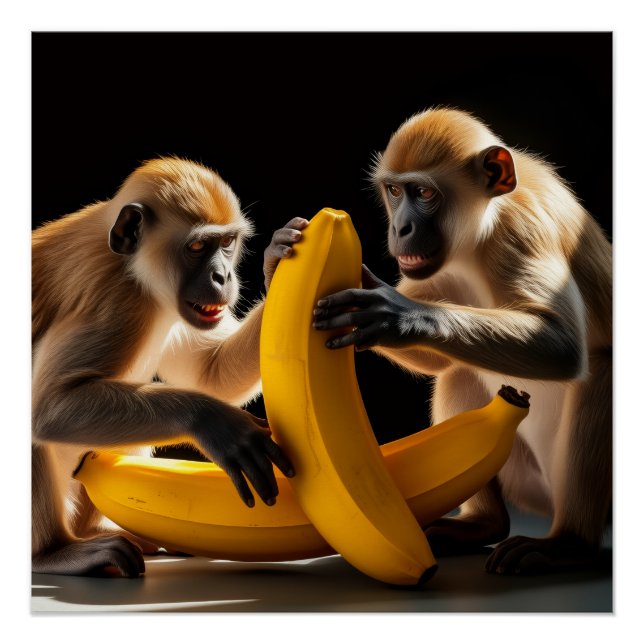 Pôster Design de Macaco (Frente)