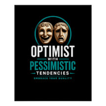 Design de Máscara da Dualidade Otimista vs Pessimi