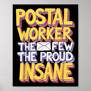 Poster Design de Memória de Cotação do Trabalhador Postal