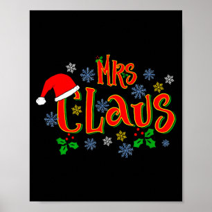 Poster Design de Natal da Sra. Claus Incrível para Mulher