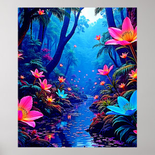 Poster Design de Oásis da Selva Eetérea