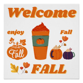 Pôster Design de outono