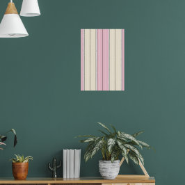 Poster Design de padrão de listra vertical em cores suave