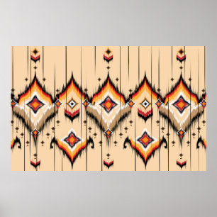 Poster design de padrão geométrico abstrato, ilustra