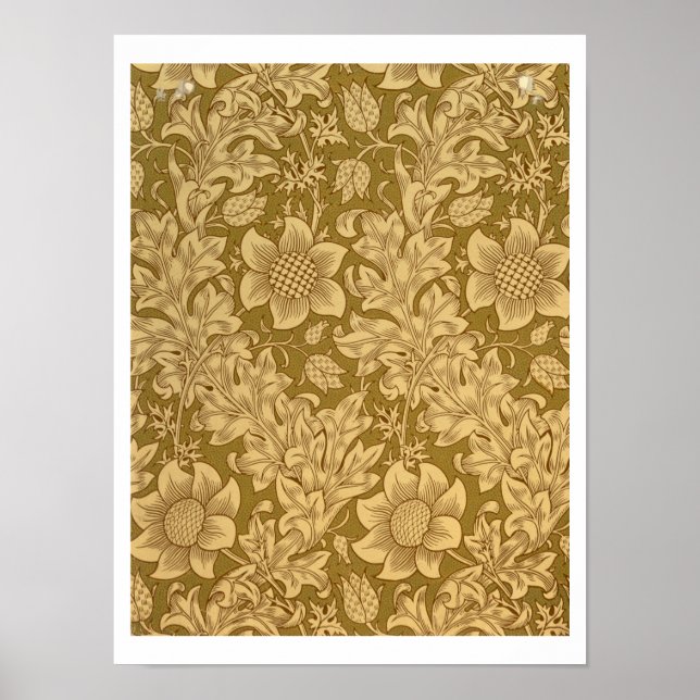 Pôster design de papel de parede 'Fritillary', 1885 (Frente)