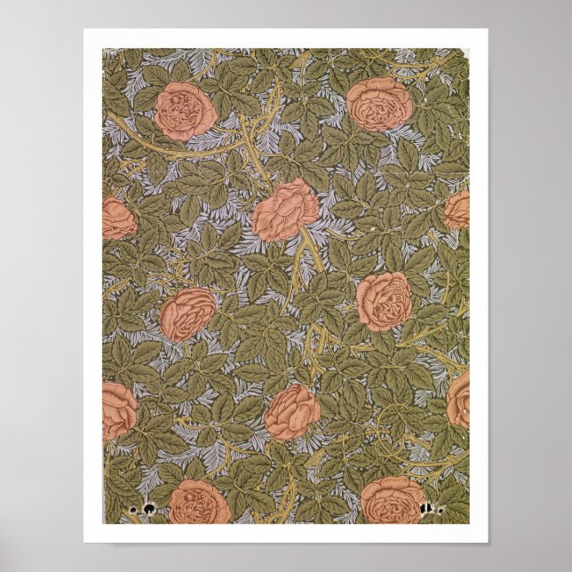 Pôster design de papel de parede 'Rosa - 93' (Frente)