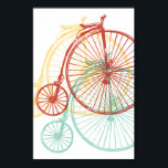 Pôster Design de peido de penny antigo<br><div class="desc">Um design de bicicleta antigo</div>